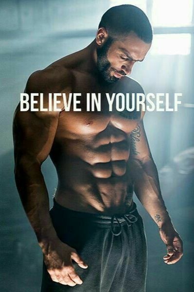 Motivational image titled "Believe in yourself"